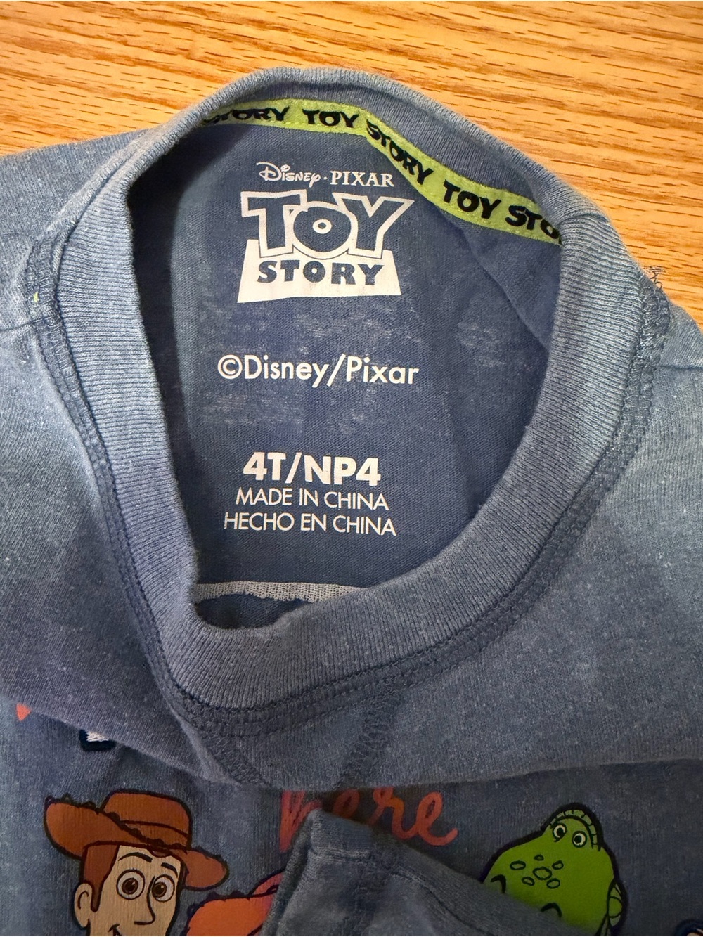 Disney Toy Story Blue Sleeveless Tank with Character Graphic - Picture 3 of 3